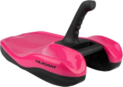 Rogutės su vairalazde NIJDAM Snowhoover N51DA03 Pink/Black